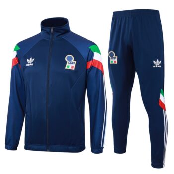 Survetement Italie Veste 2024 2025 Bleu Clair