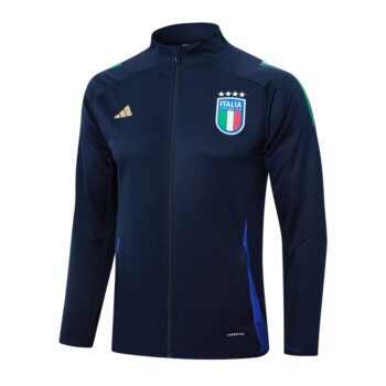 Alternative view of Survetement Italie Veste 2024 2025 Bleu Sombre