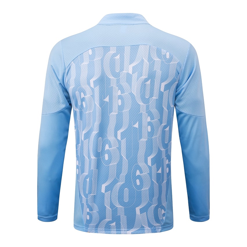 Survetement Manchester City Training 2024 2025 Bleu Ciel – Image 3