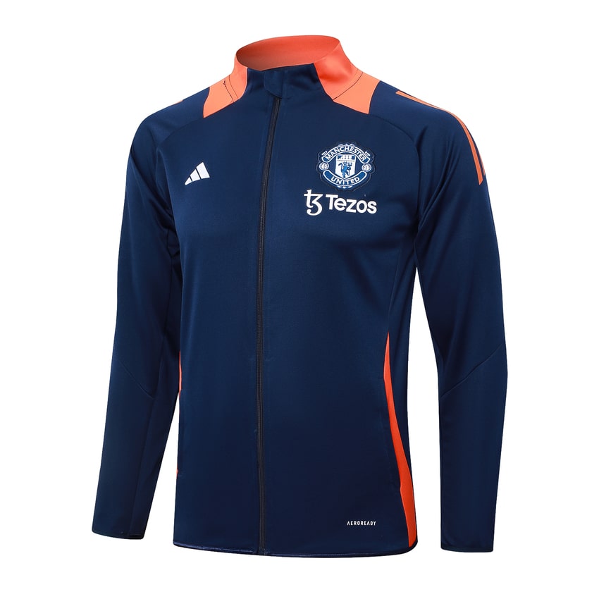 Survetement Manchester United Veste 2024 2025 Bleu – Image 2