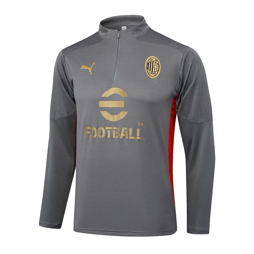 Survetement Milan AC Training 2024 2025 Gris – Image 2