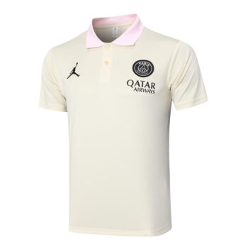 Alternative view of Survetement PSG Polo 2024 2025 Beige