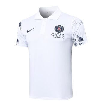 Alternative view of Survetement PSG Polo 2024 2025 Blanc Éclatant