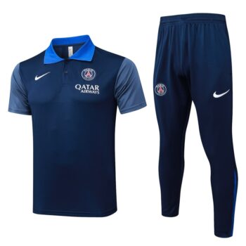 Survetement PSG Polo 2025 2026 Bleu Foncé