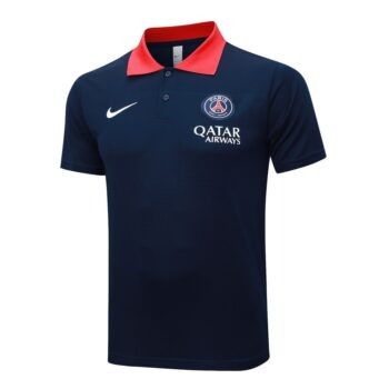 Alternative view of Survetement PSG Polo 2025 2026 Bleu Rouge