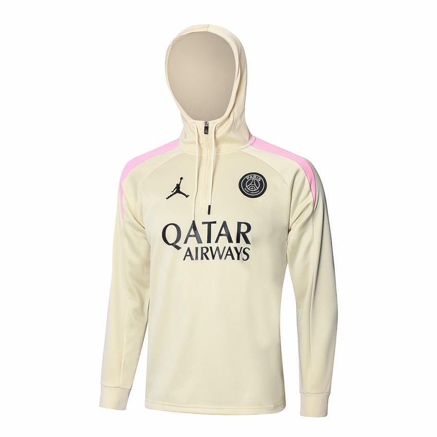 Survetement PSG Sweat 2024 2025 Beige – Image 2