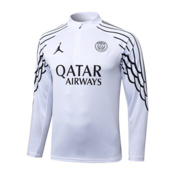 Alternative view of Survetement PSG Training 2025 2026 Blanc Clair