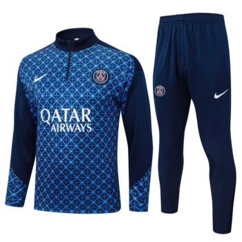 Survetement PSG Training 2025 2026 Bleu Grille