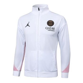 Alternative view of Survetement PSG Veste 2024 2025 Blanc Rose