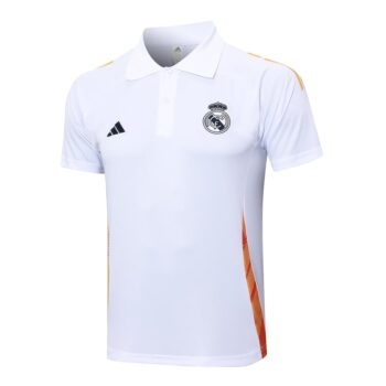 Alternative view of Survetement Real Madrid Polo 2024 2025 Blanc