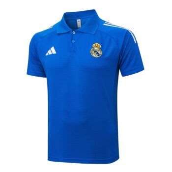 Alternative view of Survetement Real Madrid Polo 2025 2026 Bleu Clair