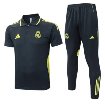Survetement Real Madrid Polo 2025 2026 Noir Foncé