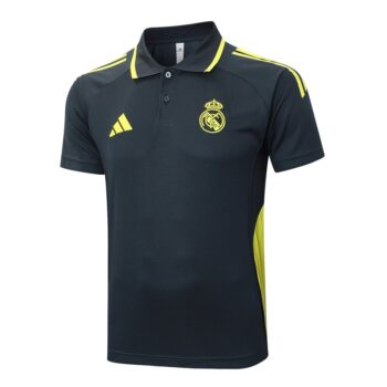 Alternative view of Survetement Real Madrid Polo 2025 2026 Noir Foncé