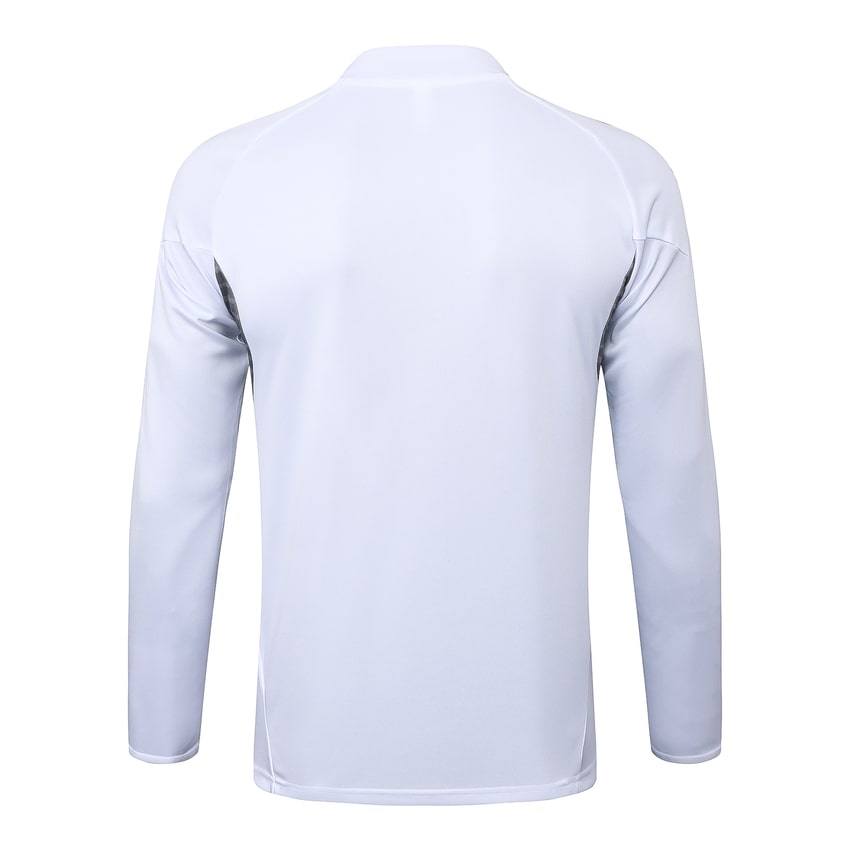 Survetement Real Madrid Training 2024 2025 Blanc Noir – Image 3