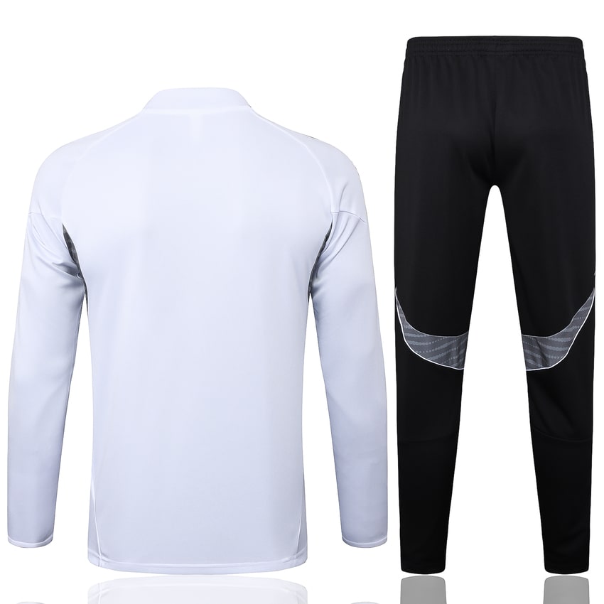 Survetement Real Madrid Training 2024 2025 Blanc Noir – Image 4
