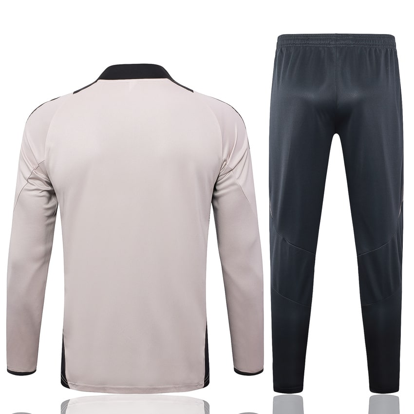 Survetement Real Madrid Training 2024 2025 Gris Rosé – Image 4