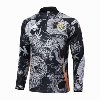 Alternative view of Survetement Real Madrid Training 2024 2025 Noir Nuit