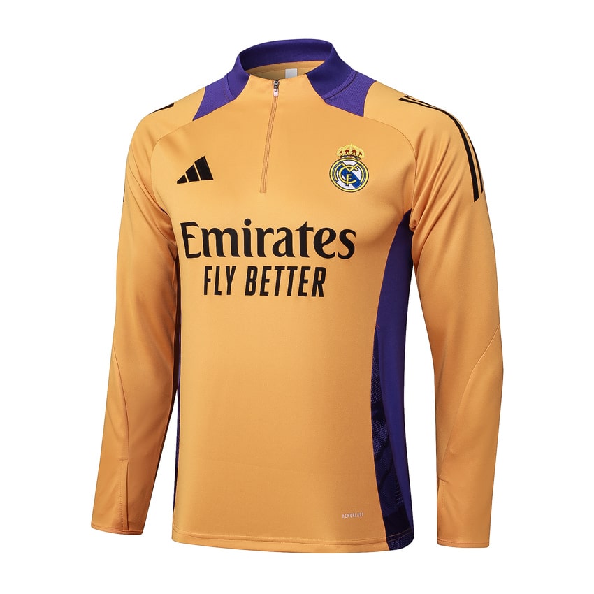 Survetement Real Madrid Training 2024 2025 Orange – Image 2