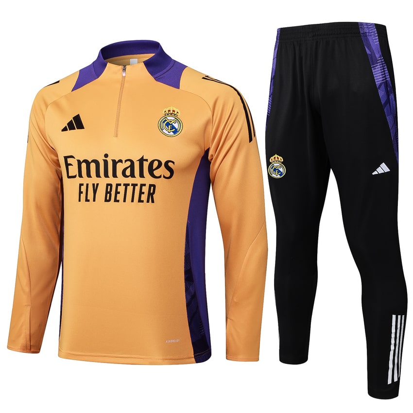 Survetement Real Madrid Training 2024 2025 Orange