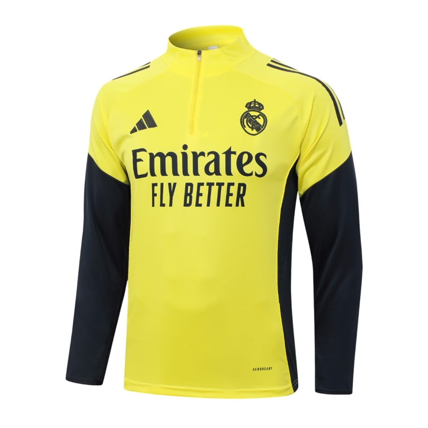 Survetement Real Madrid Training 2025 2026 Jaune Clair – Image 2