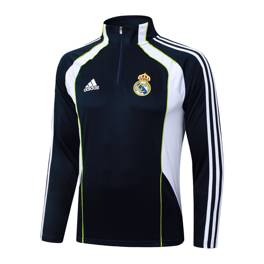 Survetement Real Madrid Training 2025 2026 Noir Blanc – Image 2