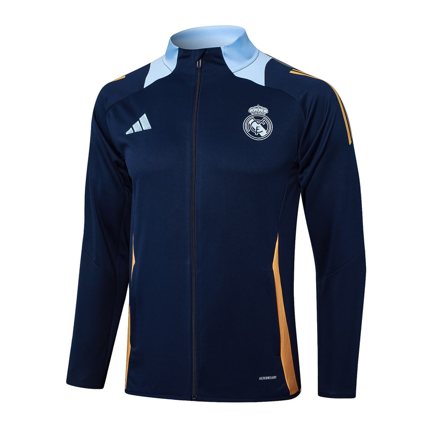 Survetement Real Madrid Veste 2024 2025 Bleu Sombre – Image 2