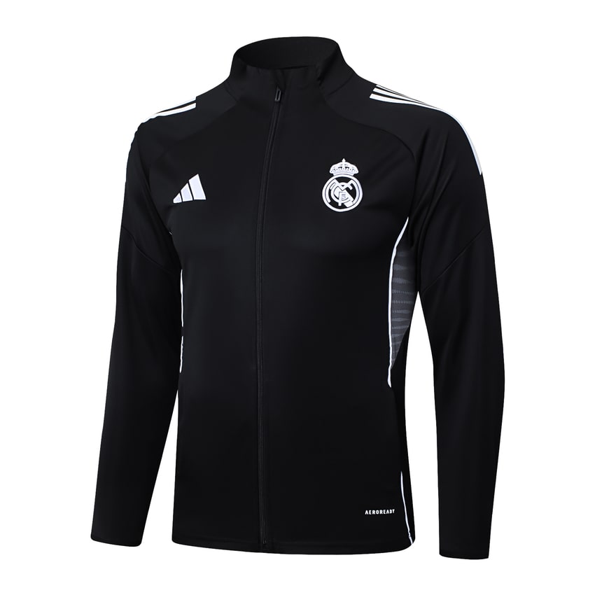 Survetement Real Madrid Veste 2024 2025 Noir Sombre – Image 2