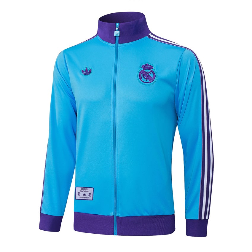 Survetement Real Madrid Veste 2025 2026 Bleu Ciel – Image 2