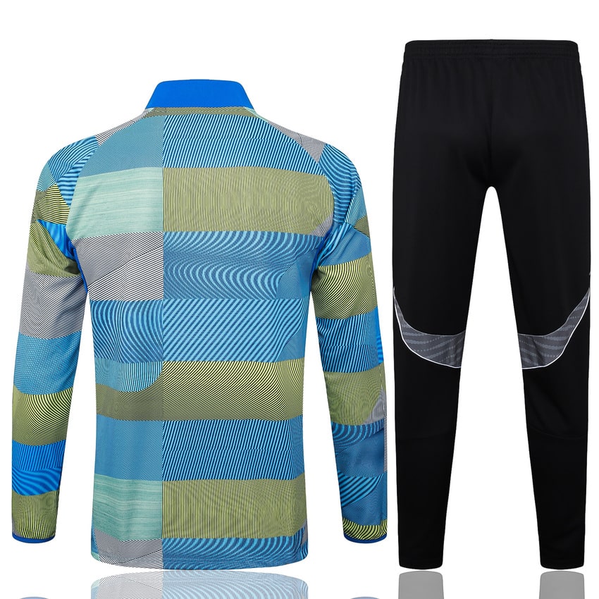 Survetement Real Madrid Veste 2025 2026 Bleu Vert – Image 4