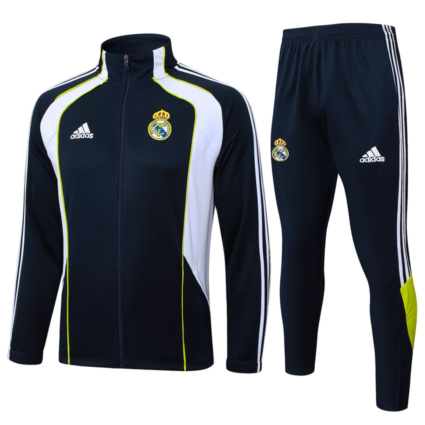 Survetement Real Madrid Veste 2025 2026 Noir Blanc