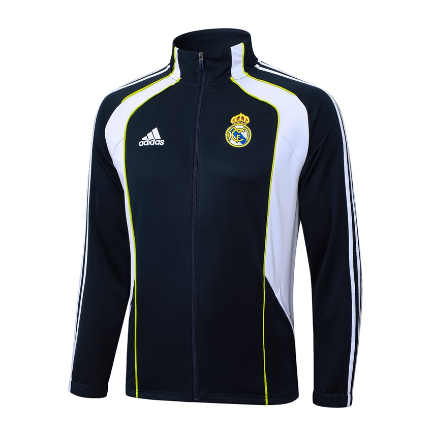 Survetement Real Madrid Veste 2025 2026 Noir Blanc – Image 2