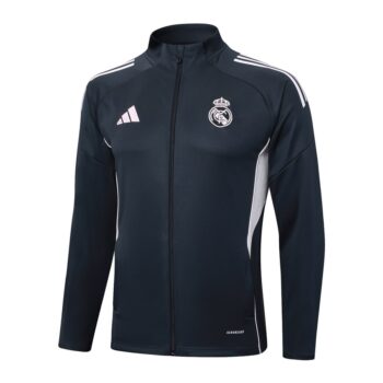 Alternative view of Survetement Real Madrid Veste 2025 2026 Noir Clair